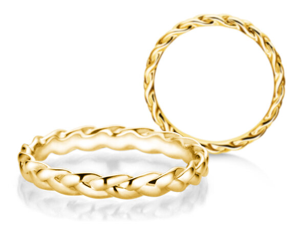 Verlobungsring Pony in 14K Gelbgold poliert