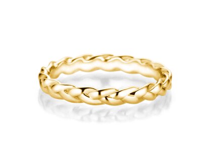 Verlobungsring Pony in 14K Gelbgold poliert