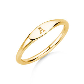 Ring Signet in 14K Gelbgold poliert