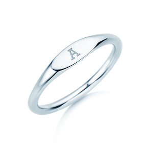 Ring Signet in Silber 925/- poliert