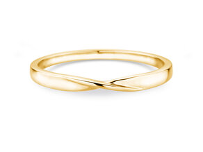 Verlobungsring Spin 2mm in 14K Gelbgold poliert