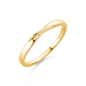 Verlobungsring Spin 2mm in 14K Gelbgold poliert