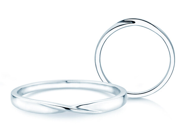 Verlobungsring Spin 2mm in Silber 925/- poliert