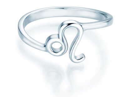 Ring Sternzeichen Löwe in Platin 950/-