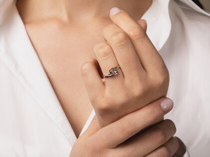 Ring Sternzeichen Waage in Silber 925/-