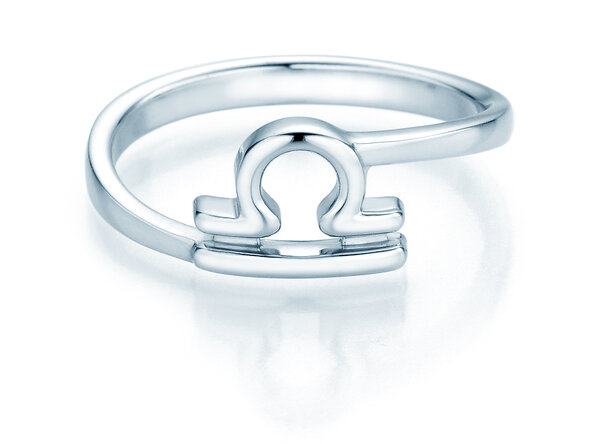Ring Sternzeichen Waage in Silber 925/-