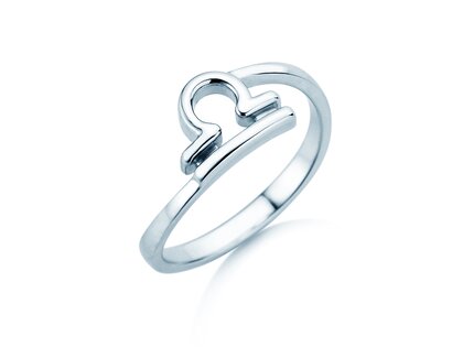 Ring Sternzeichen Waage in Silber 925/-