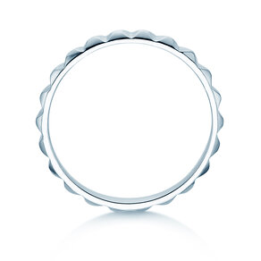 Verlobungsring Trinity in 14K Weißgold poliert