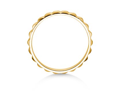 Verlobungsring Trinity in 14K Gelbgold poliert